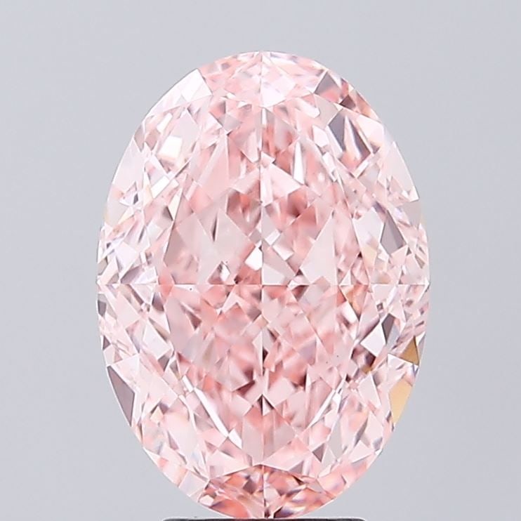Loose Diamond - OVAL 5.11ct Fancy Vivid Pink VVS2: Loose Diamond - OVAL 5.11ct Fancy Vivid Pink VVS2 Source: This is a real non-mined Diamond that has been grown in a lab Shape: OVAL Carats: 5.11 Color: Fancy Vivid Pink Certification: IGI Video: