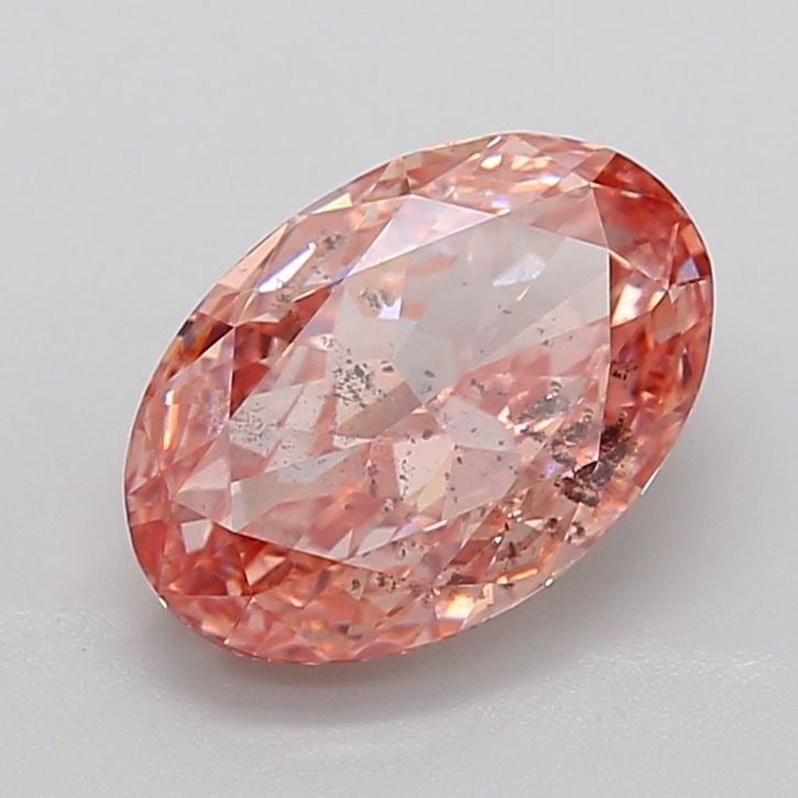 Loose Diamond - OVAL 4.81ct Fancy Vivid Brownish Pink SI2: Loose Diamond - OVAL 4.81ct Fancy Vivid Brownish Pink SI2 Source: This is a real non-mined Diamond that has been grown in a lab Shape: OVAL Carats: 4.81 Color: Fancy Vivid Brownish Pink Certification: