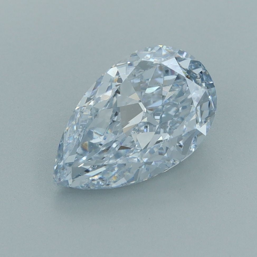 Loose Diamond - PEAR 1.67ct Fancy Light Blue VS1: Loose Diamond - PEAR 1.67ct Fancy Light Blue VS1 Source: This is a real non-mined Diamond that has been grown in a lab Shape: PEAR Carats: 1.67 Color: Fancy Light Blue Certification: IGI Video: