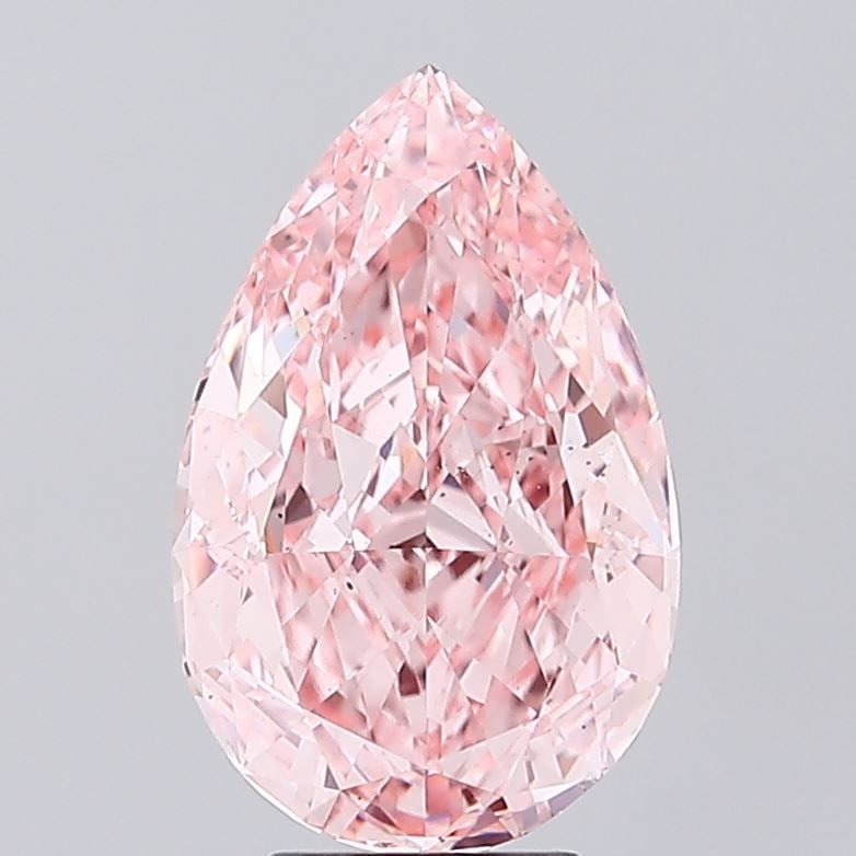 Loose Diamond - PEAR 5.25ct Fancy Vivid Pink VS2: Loose Diamond - PEAR 5.25ct Fancy Vivid Pink VS2 Source: This is a real non-mined Diamond that has been grown in a lab Shape: PEAR Carats: 5.25 Color: Fancy Vivid Pink Certification: IGI Video: