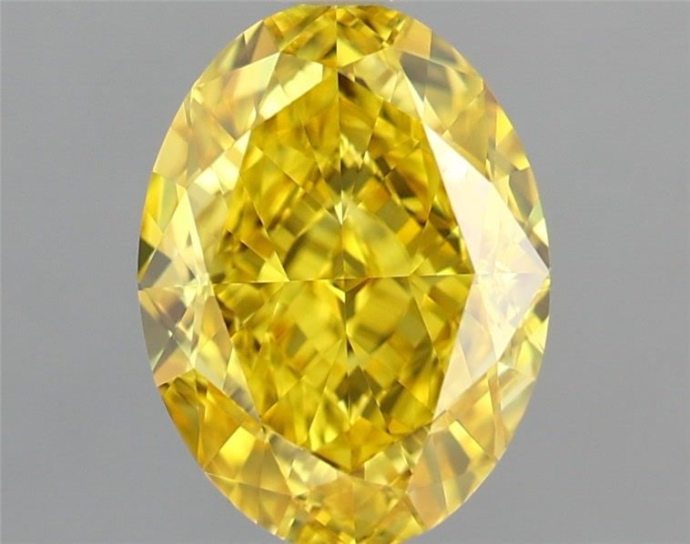 Loose Diamond - OVAL 2.24ct Fancy Vivid Yellow VVS2: Loose Diamond - OVAL 2.24ct Fancy Vivid Yellow VVS2 Source: This is a real non-mined Diamond that has been grown in a lab Shape: OVAL Carats: 2.24 Color: Fancy Vivid Yellow Certification: IGI Video: