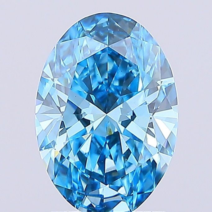 Loose Diamond - OVAL 2.0ct Fancy Vivid Blue VS2: Loose Diamond - OVAL 2.0ct Fancy Vivid Blue VS2 Source: This is a real non-mined Diamond that has been grown in a lab Shape: OVAL Carats: 2.0 Color: Fancy Vivid Blue Certification: IGI Video: