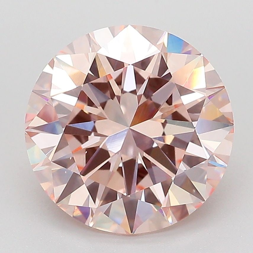 Loose Diamond - ROUND 3.53ct Fancy Intense Pink VS1: Loose Diamond - ROUND 3.53ct Fancy Intense Pink VS1 Source: This is a real non-mined Diamond that has been grown in a lab Shape: ROUND Carats: 3.53 Color: Fancy Intense Pink Certification: IGI PLEASE 