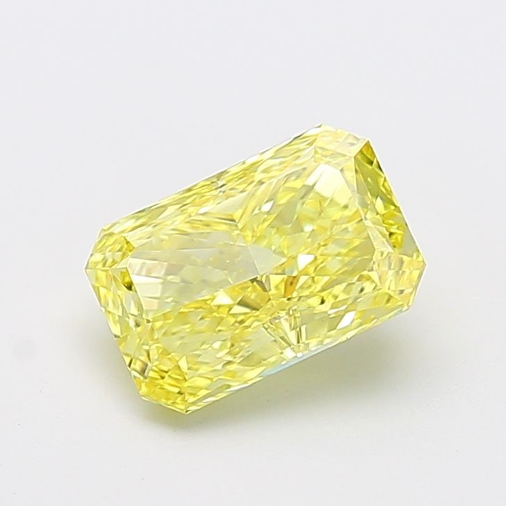 Loose Diamond - RADIANT 2.6ct Fancy Vivid Yellow VS1: Loose Diamond - RADIANT 2.6ct Fancy Vivid Yellow VS1 Source: This is a real non-mined Diamond that has been grown in a lab Shape: RADIANT Carats: 2.6 Color: Fancy Vivid Yellow Certification: IGI Video
