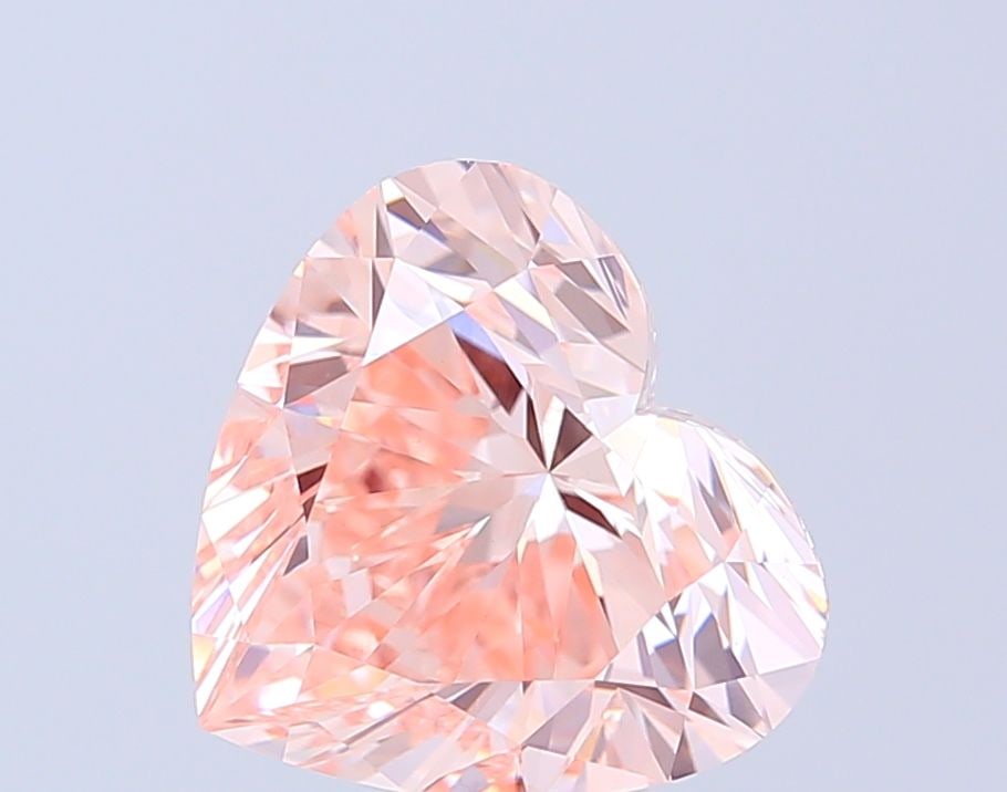Loose Diamond - HEART 4.07ct Fancy Intense Pink VVS2: Loose Diamond - HEART 4.07ct Fancy Intense Pink VVS2 Source: This is a real non-mined Diamond that has been grown in a lab Shape: HEART Carats: 4.07 Color: Fancy Intense Pink Certification: IGI Video: