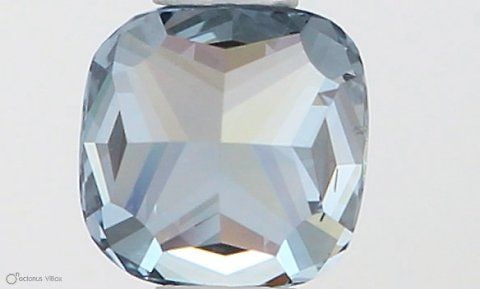 Loose Diamond - CUSHION MODIFIED 0.43ct Fancy Vivid Blue SI1: Loose Diamond - CUSHION MODIFIED 0.43ct Fancy Vivid Blue SI1 Source: This is a real non-mined Diamond that has been grown in a lab Shape: CUSHION MODIFIED Carats: 0.43 Color: Fancy Vivid Blue