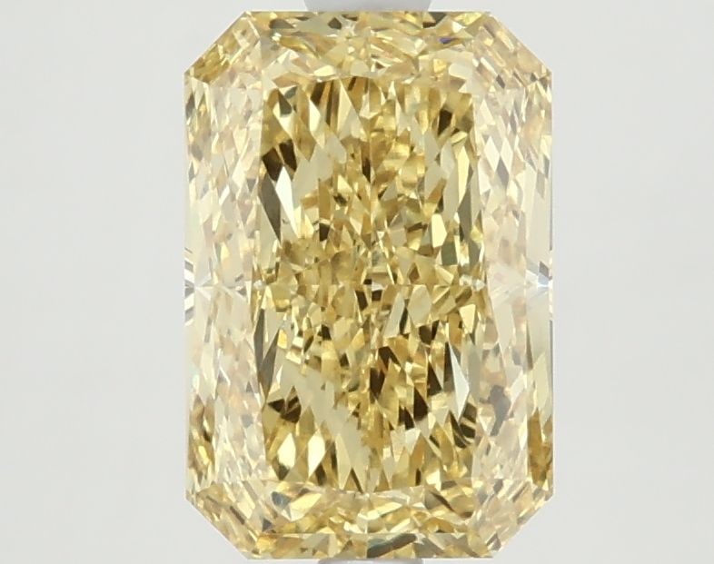 Loose Diamond - RADIANT 2.63ct Fancy Vivid Yellow VS1: Loose Diamond - RADIANT 2.63ct Fancy Vivid Yellow VS1 Source: This is a real non-mined Diamond that has been grown in a lab Shape: RADIANT Carats: 2.63 Color: Fancy Vivid Yellow Certification: NONE PL