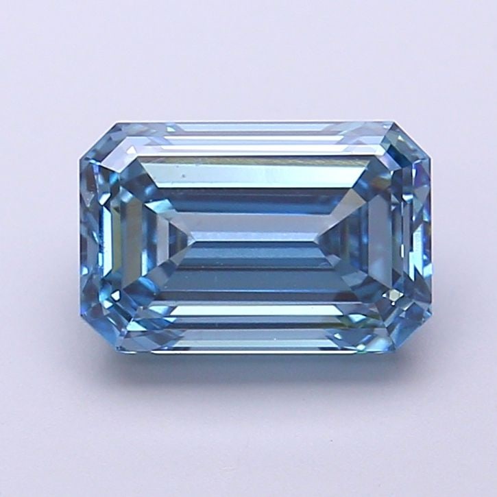 Loose Diamond - EMERALD 0.75ct Fancy Vivid Blue VS1: Loose Diamond - EMERALD 0.75ct Fancy Vivid Blue VS1 Source: This is a real non-mined Diamond that has been grown in a lab Shape: EMERALD Carats: 0.75 Color: Fancy Vivid Blue Certification: NONE Video: