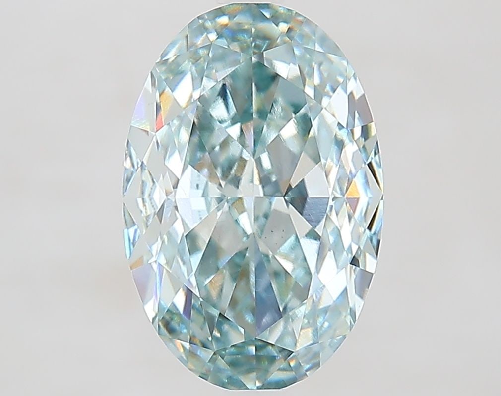Loose Diamond - OVAL 3.85ct Fancy Intense Blueish Green VS1: Loose Diamond - OVAL 3.85ct Fancy Intense Blueish Green VS1 Source: This is a real non-mined Diamond that has been grown in a lab Shape: OVAL Carats: 3.85 Color: Fancy Intense Blueish Green Certificat