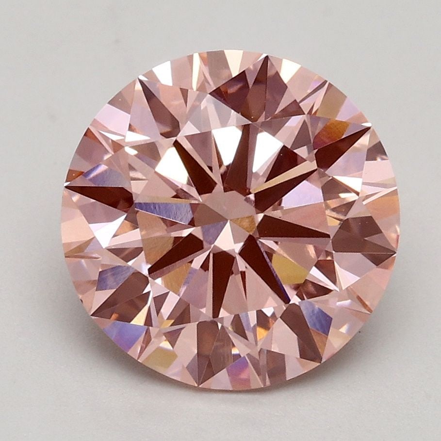 Ideal Loose Diamond - ROUND 2.27ct Fancy Intense Pink VVS2: Ideal Loose Diamond - ROUND 2.27ct Fancy Intense Pink VVS2 Source: This is a real non-mined Diamond that has been grown in a lab Shape: ROUND Carats: 2.27 Color: Fancy Intense Pink Certification: IGI 