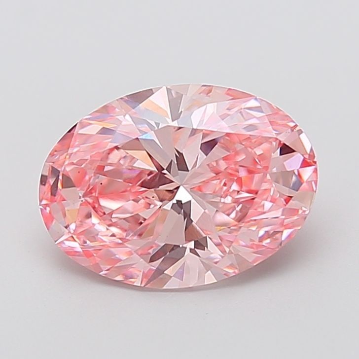 Loose Diamond - OVAL 3.52ct Fancy Vivid Pink VS1: Loose Diamond - OVAL 3.52ct Fancy Vivid Pink VS1 Source: This is a real non-mined Diamond that has been grown in a lab Shape: OVAL Carats: 3.52 Color: Fancy Vivid Pink Certification: IGI Video: