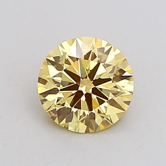 Ideal Loose Diamond - ROUND 0.75ct Fancy Yellow VVS1: Ideal Loose Diamond - ROUND 0.75ct Fancy Yellow VVS1 Source: This is a real non-mined Diamond that has been grown in a lab Shape: ROUND Carats: 0.75 Color: Fancy Yellow Certification: IGI Video: