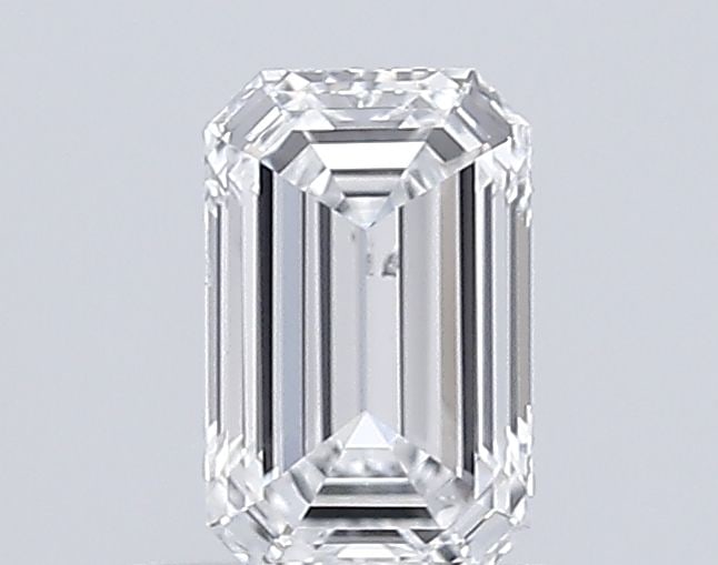 Loose Diamond - EMERALD 0.5ct E SI1: Loose Diamond - EMERALD 0.5ct E SI1 Source: This is a real non-mined Diamond that has been grown in a lab Shape: EMERALD Carats: 0.5 Color: E Clarity: SI1 Certification: IGI Video: