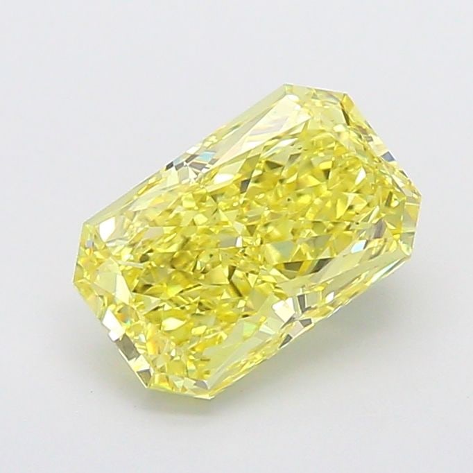 Loose Diamond - RADIANT 3.03ct Fancy Intense Yellow VS2: Loose Diamond - RADIANT 3.03ct Fancy Intense Yellow VS2 Source: This is a real non-mined Diamond that has been grown in a lab Shape: RADIANT Carats: 3.03 Color: Fancy Intense Yellow Certification: IGI