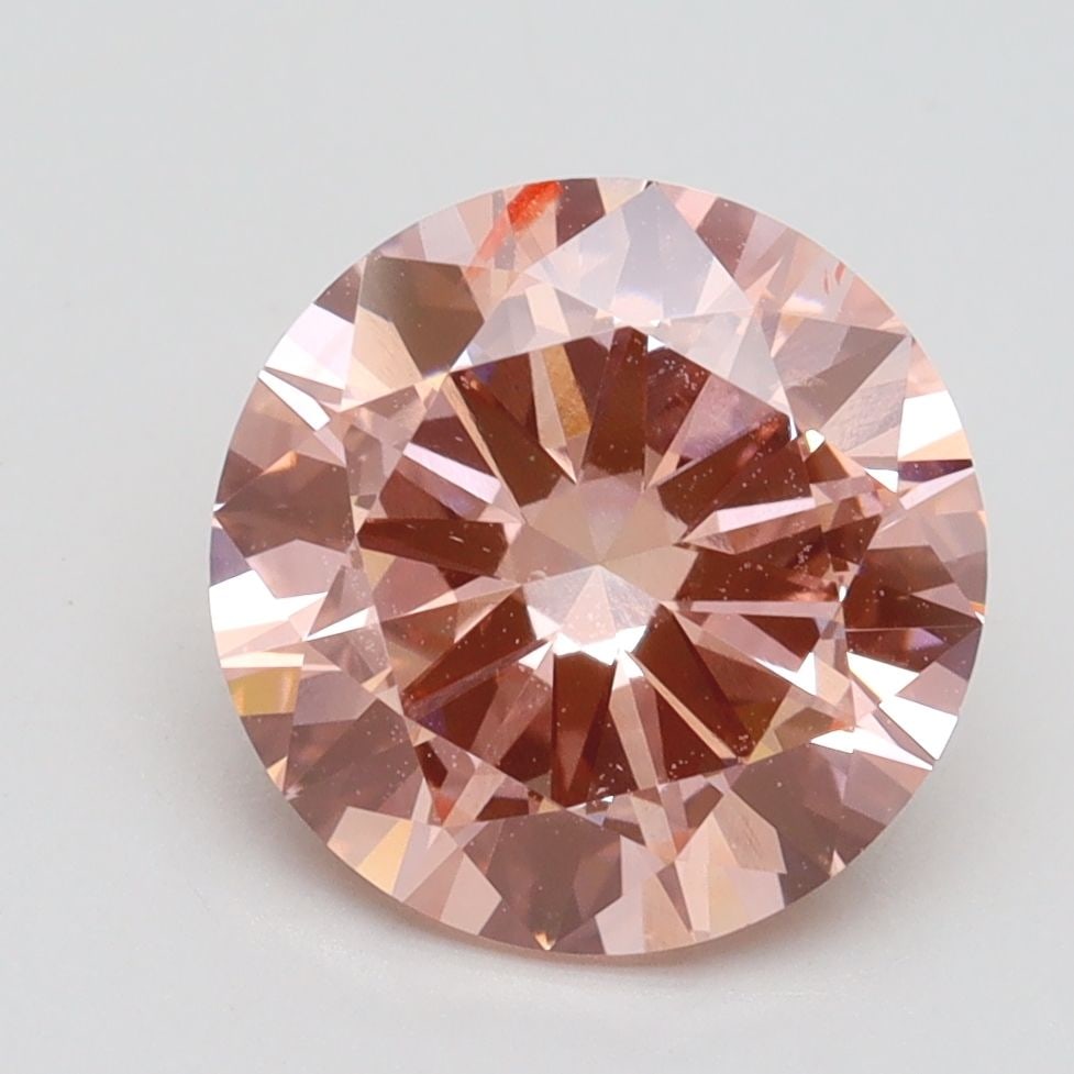 Loose Diamond - ROUND 3.0ct Fancy Intense Pink SI1: Loose Diamond - ROUND 3.0ct Fancy Intense Pink SI1 Source: This is a real non-mined Diamond that has been grown in a lab Shape: ROUND Carats: 3.0 Color: Fancy Intense Pink Certification: IGI Video: