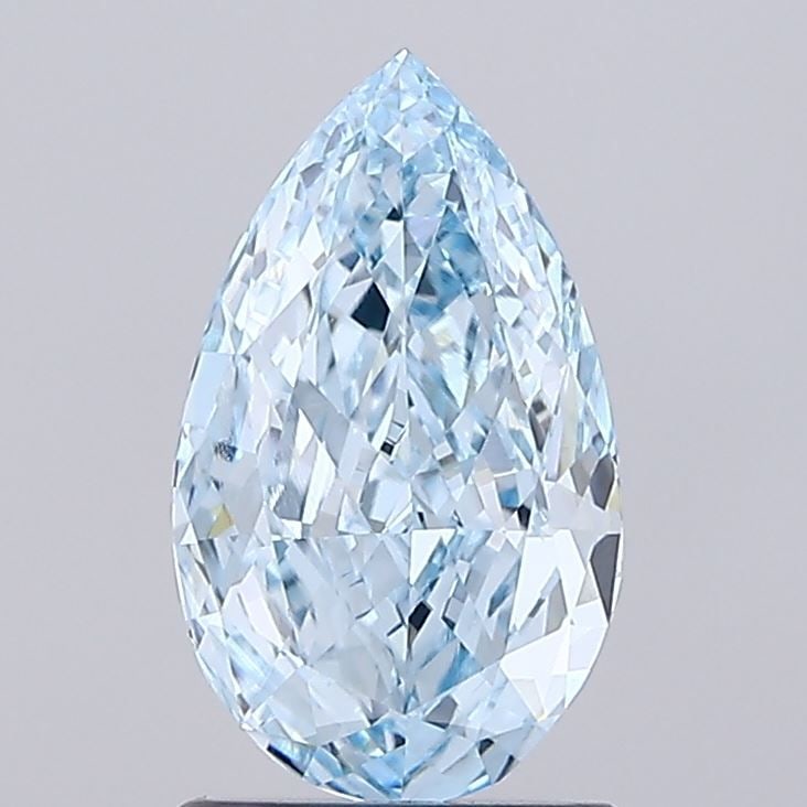 Loose Diamond - PEAR 1.42ct Fancy Intense Blue VVS2: Loose Diamond - PEAR 1.42ct Fancy Intense Blue VVS2 Source: This is a real non-mined Diamond that has been grown in a lab Shape: PEAR Carats: 1.42 Color: Fancy Intense Blue Certification: IGI PLEASE N