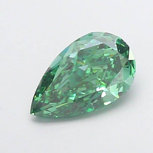 Loose Diamond - PEAR 2.12ct Fancy Vivid Green VVS2: Loose Diamond - PEAR 2.12ct Fancy Vivid Green VVS2 Source: This is a real non-mined Diamond that has been grown in a lab Shape: PEAR Carats: 2.12 Color: Fancy Vivid Green Certification: IGI Video:
