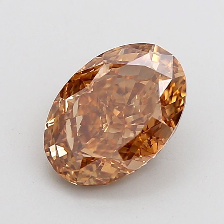 Loose Diamond - OVAL 2.04ct Fancy Orangey Brown VVS2: Loose Diamond - OVAL 2.04ct Fancy Orangey Brown VVS2 Source: This is a real non-mined Diamond that has been grown in a lab Shape: OVAL Carats: 2.04 Color: Fancy Orangey Brown Certification: IGI Video: