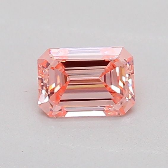 Loose Diamond - EMERALD 0.26ct Fancy Vivid Pink VS2: Loose Diamond - EMERALD 0.26ct Fancy Vivid Pink VS2 Source: This is a real non-mined Diamond that has been grown in a lab Shape: EMERALD Carats: 0.26 Color: Fancy Vivid Pink Certification: IGI PLEASE 