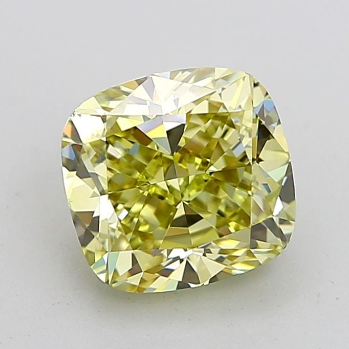 Loose Diamond - CUSHION MODIFIED 2.24ct Fancy Yellow VVS2 (1 of 1)