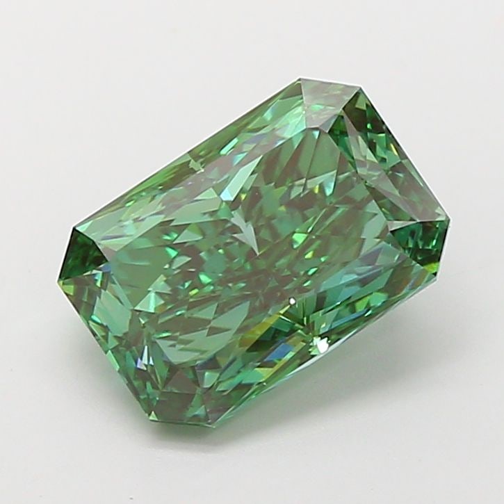 Loose Diamond - RADIANT 4.03ct Fancy Vivid Green VVS2 (1 of 1)