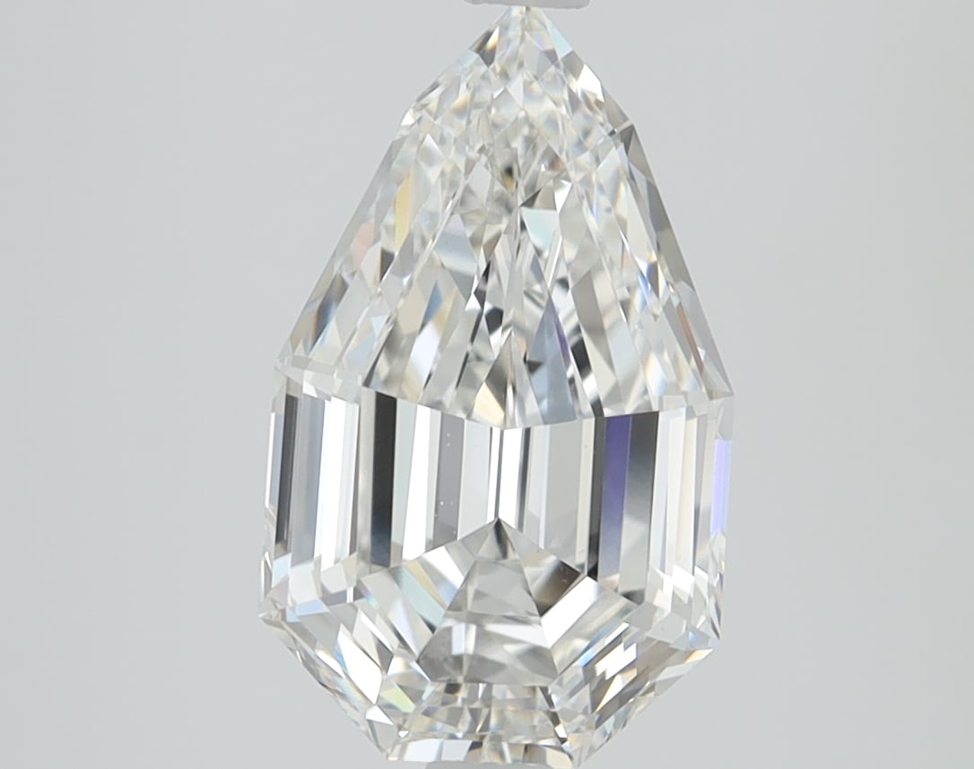 Loose Diamond - PEAR STEP 2.53ct F VS1: Loose Diamond - PEAR STEP 2.53ct F VS1 Source: This is a real non-mined Diamond that has been grown in a lab Shape: PEAR STEP Carats: 2.53 Color: F Clarity: VS1 Certification: IGI Condition: Pre-Owned