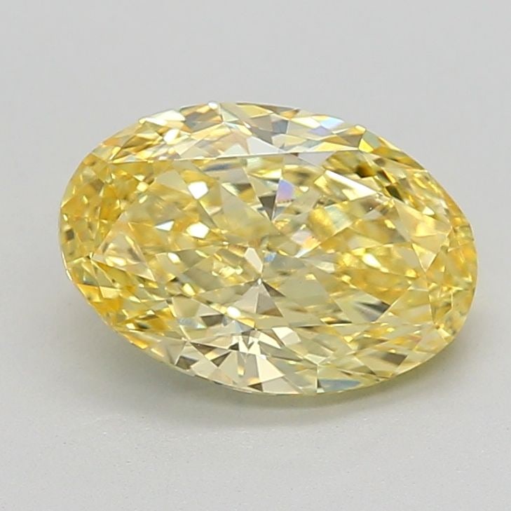 Loose Diamond - OVAL 3.01ct Fancy Intense Yellow VS2: Loose Diamond - OVAL 3.01ct Fancy Intense Yellow VS2 Source: This is a real non-mined Diamond that has been grown in a lab Shape: OVAL Carats: 3.01 Color: Fancy Intense Yellow Certification: IGI Video