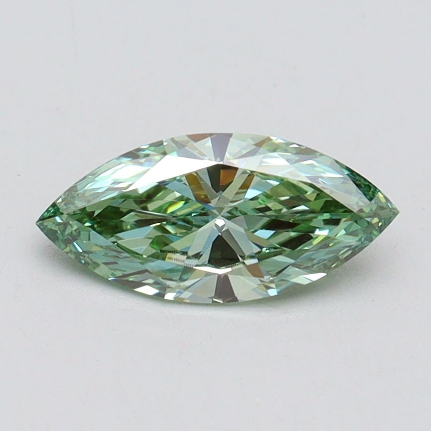 Loose Diamond - MARQUISE 0.7ct Fancy Vivid Green VS1: Loose Diamond - MARQUISE 0.7ct Fancy Vivid Green VS1 Source: This is a real non-mined Diamond that has been grown in a lab Shape: MARQUISE Carats: 0.7 Color: Fancy Vivid Green Certification: IGI Video