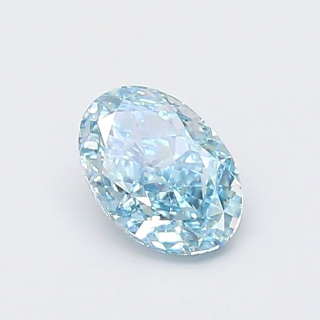 Loose Diamond - OVAL 1.34ct Fancy Vivid Blueish Green VVS2: Loose Diamond - OVAL 1.34ct Fancy Vivid Blueish Green VVS2 Source: This is a real non-mined Diamond that has been grown in a lab Shape: OVAL Carats: 1.34 Color: Fancy Vivid Blueish Green