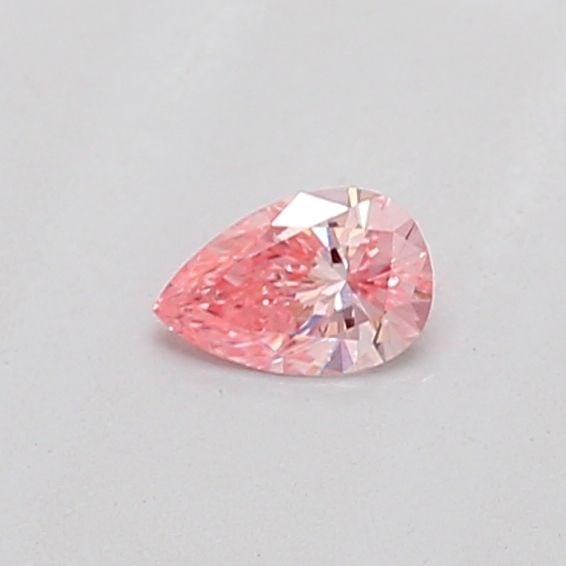 Loose Diamond - PEAR 0.15ct Fancy Vivid Pink VS2 (1 of 1)