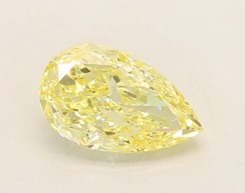 Loose Diamond - PEAR 1.48ct Fancy Intense Yellow VVS2: Loose Diamond - PEAR 1.48ct Fancy Intense Yellow VVS2 Source: This is a real non-mined Diamond that has been grown in a lab Shape: PEAR Carats: 1.48 Color: Fancy Intense Yellow Certification: IGI Vide