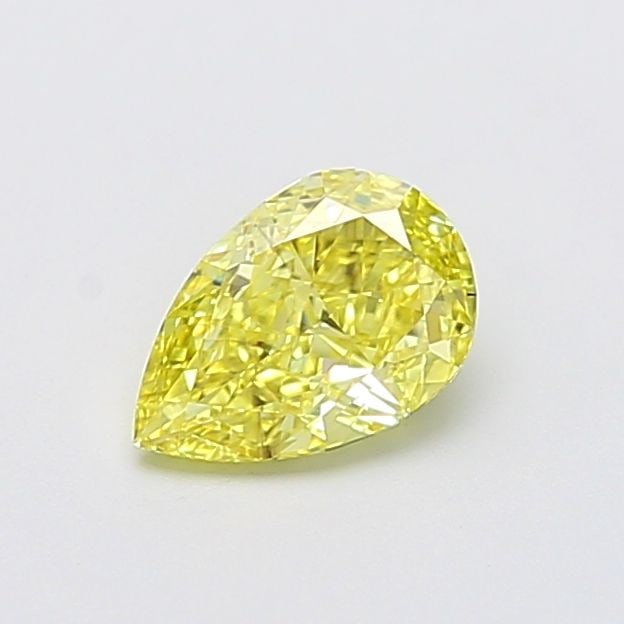 Loose Diamond - PEAR 1.04ct Fancy Vivid Yellow VS2: Loose Diamond - PEAR 1.04ct Fancy Vivid Yellow VS2 Source: This is a real non-mined Diamond that has been grown in a lab Shape: PEAR Carats: 1.04 Color: Fancy Vivid Yellow Certification: IGI Video: