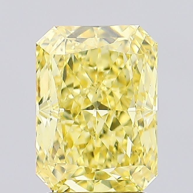 Loose Diamond - RADIANT 2.78ct Fancy Intense Yellow VS1: Loose Diamond - RADIANT 2.78ct Fancy Intense Yellow VS1 Source: This is a real non-mined Diamond that has been grown in a lab Shape: RADIANT Carats: 2.78 Color: Fancy Intense Yellow Certification: IGI