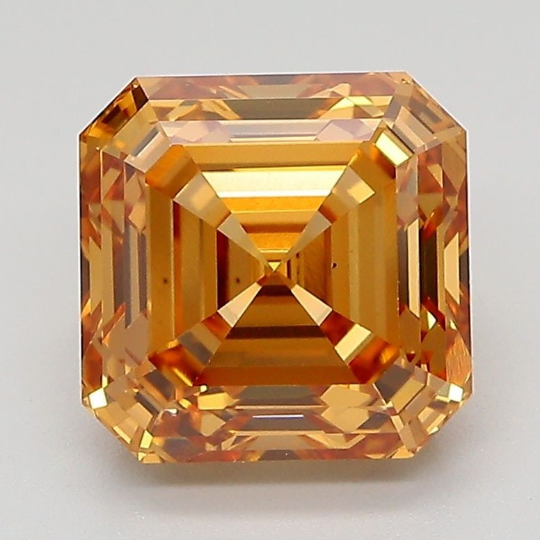 Loose Diamond - ASSCHER 3.01ct Fancy Light Yellowish Brown VS1: Loose Diamond - ASSCHER 3.01ct Fancy Light Yellowish Brown VS1 Source: This is a real non-mined Diamond that has been grown in a lab Shape: ASSCHER Carats: 3.01 Color: Fancy Light Yellowish Brown Cert