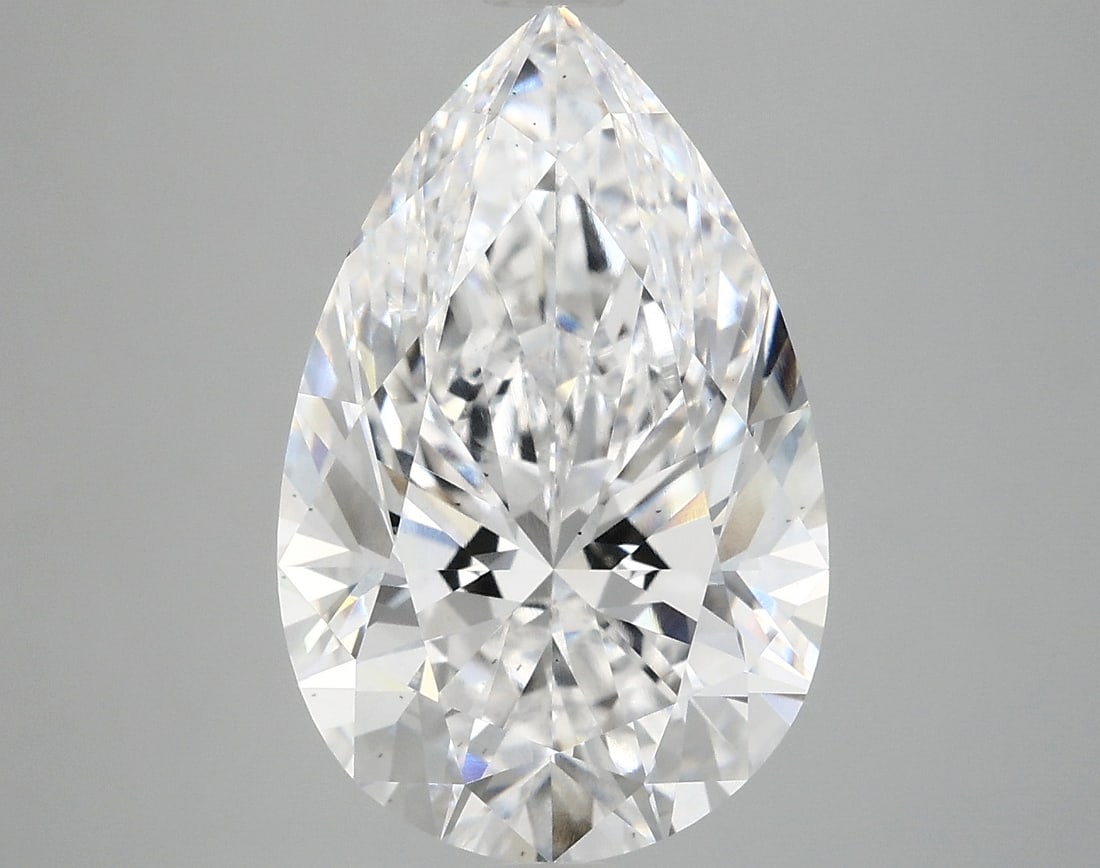 Loose Diamond - PEAR 5.71ct D VS2: Loose Diamond - PEAR 5.71ct D VS2 Source: This is a real non-mined Diamond that has been grown in a lab Shape: PEAR Carats: 5.71 Color: D Clarity: VS2 Certification: IGI Condition: Pre-Owned PLEASE NO