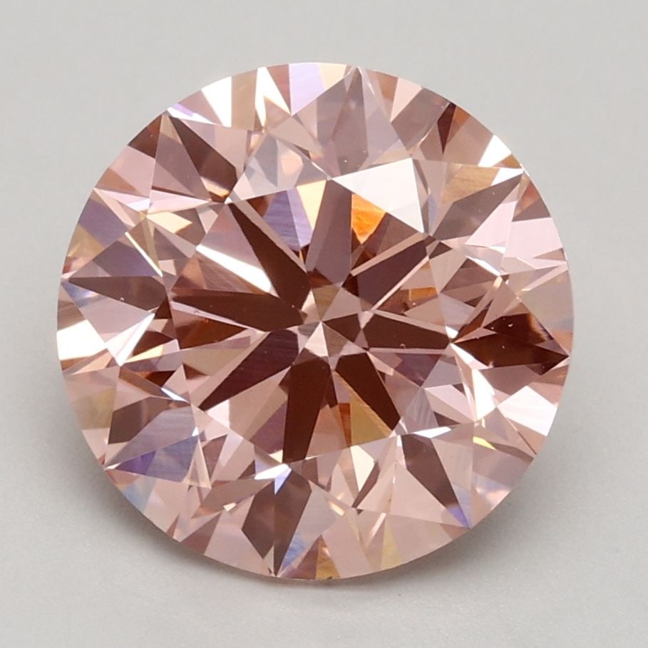 Loose Diamond - ROUND 2.6ct Fancy Intense Pink VS1: Loose Diamond - ROUND 2.6ct Fancy Intense Pink VS1 Source: This is a real non-mined Diamond that has been grown in a lab Shape: ROUND Carats: 2.6 Color: Fancy Intense Pink Certification: IGI Video: