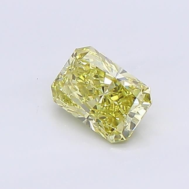 Loose Diamond - RADIANT 0.5ct Fancy Vivid Yellow VS1: Loose Diamond - RADIANT 0.5ct Fancy Vivid Yellow VS1 Source: This is a real non-mined Diamond that has been grown in a lab Shape: RADIANT Carats: 0.5 Color: Fancy Vivid Yellow Certification: NONE Vide