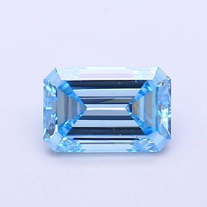 Loose Diamond - EMERALD 1.11ct Fancy Vivid Blue VS2: Loose Diamond - EMERALD 1.11ct Fancy Vivid Blue VS2 Source: This is a real non-mined Diamond that has been grown in a lab Shape: EMERALD Carats: 1.11 Color: Fancy Vivid Blue Certification: NONE Video:
