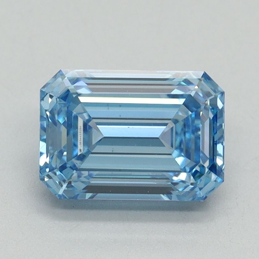 Loose Diamond - EMERALD 1.66ct Fancy Vivid Blue VS1: Loose Diamond - EMERALD 1.66ct Fancy Vivid Blue VS1 Source: This is a real non-mined Diamond that has been grown in a lab Shape: EMERALD Carats: 1.66 Color: Fancy Vivid Blue Certification: IGI Video: