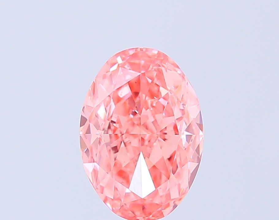 Loose Diamond - OVAL 2.71ct Fancy Vivid Pink VS1: Loose Diamond - OVAL 2.71ct Fancy Vivid Pink VS1 Source: This is a real non-mined Diamond that has been grown in a lab Shape: OVAL Carats: 2.71 Color: Fancy Vivid Pink Certification: IGI Video: