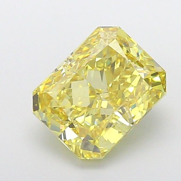 Loose Diamond - RADIANT 2.58ct Fancy Intense Yellow VS1: Loose Diamond - RADIANT 2.58ct Fancy Intense Yellow VS1 Source: This is a real non-mined Diamond that has been grown in a lab Shape: RADIANT Carats: 2.58 Color: Fancy Intense Yellow Certification: IGI