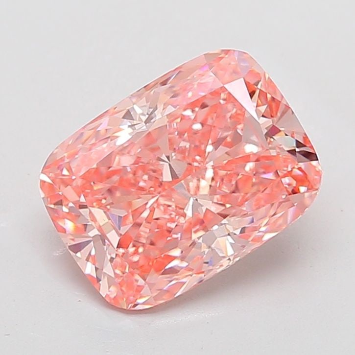 Loose Diamond - CUSHION BRILLIANT 5.09ct Fancy Vivid Pink VS1: Loose Diamond - CUSHION BRILLIANT 5.09ct Fancy Vivid Pink VS1 Source: This is a real non-mined Diamond that has been grown in a lab Shape: CUSHION BRILLIANT Carats: 5.09 Color: Fancy Vivid Pink Certif