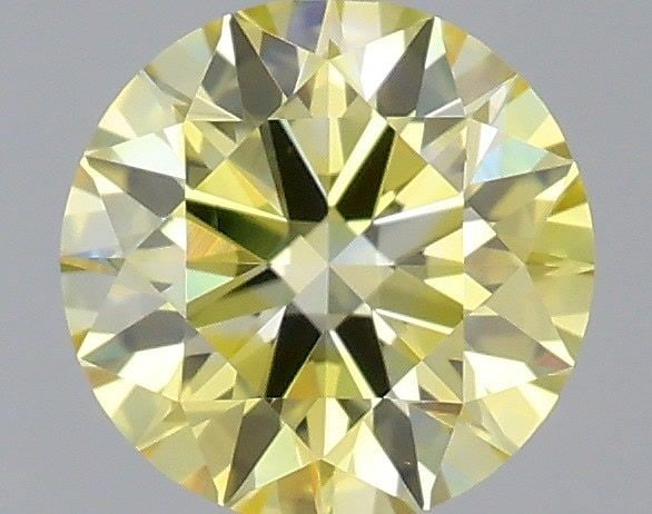 Ideal Loose Diamond - ROUND 0.47ct Fancy Yellow VVS2: Ideal Loose Diamond - ROUND 0.47ct Fancy Yellow VVS2 Source: This is a real non-mined Diamond that has been grown in a lab Shape: ROUND Carats: 0.47 Color: Fancy Yellow Certification: IGI Video: