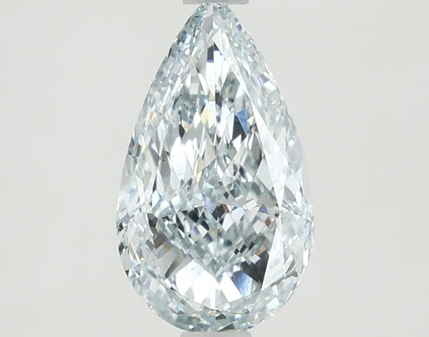 Loose Diamond - PEAR 1.68ct Fancy Blue Green VS1: Loose Diamond - PEAR 1.68ct Fancy Blue Green VS1 Source: This is a real non-mined Diamond that has been grown in a lab Shape: PEAR Carats: 1.68 Color: Fancy Blue Green Certification: IGI Video: