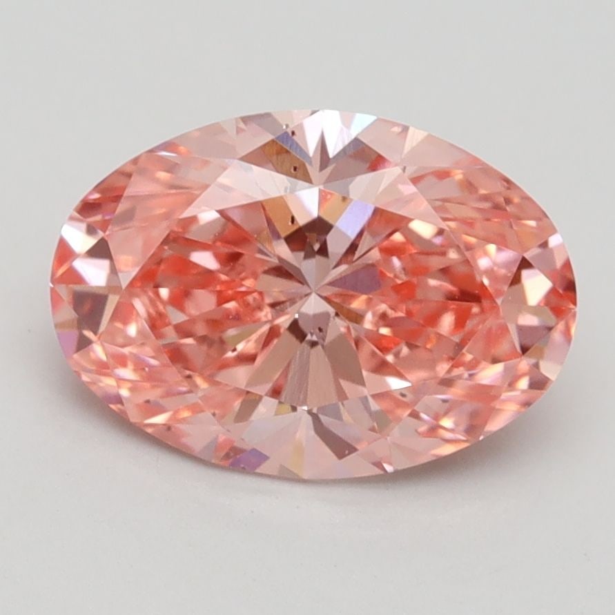 Loose Diamond - OVAL 2.08ct Fancy Vivid Pink SI1: Loose Diamond - OVAL 2.08ct Fancy Vivid Pink SI1 Source: This is a real non-mined Diamond that has been grown in a lab Shape: OVAL Carats: 2.08 Color: Fancy Vivid Pink Certification: IGI Video: