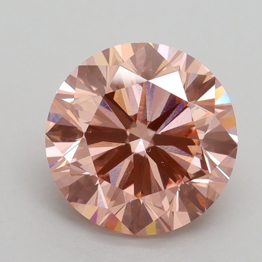 Loose Diamond - ROUND 2.5ct Fancy Intense Pink VS2: Loose Diamond - ROUND 2.5ct Fancy Intense Pink VS2 Source: This is a real non-mined Diamond that has been grown in a lab Shape: ROUND Carats: 2.5 Color: Fancy Intense Pink Certification: IGI Video: