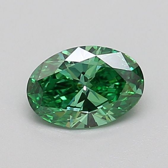 Loose Diamond - OVAL 0.53ct Fancy Vivid Green VS1 (1 of 1)