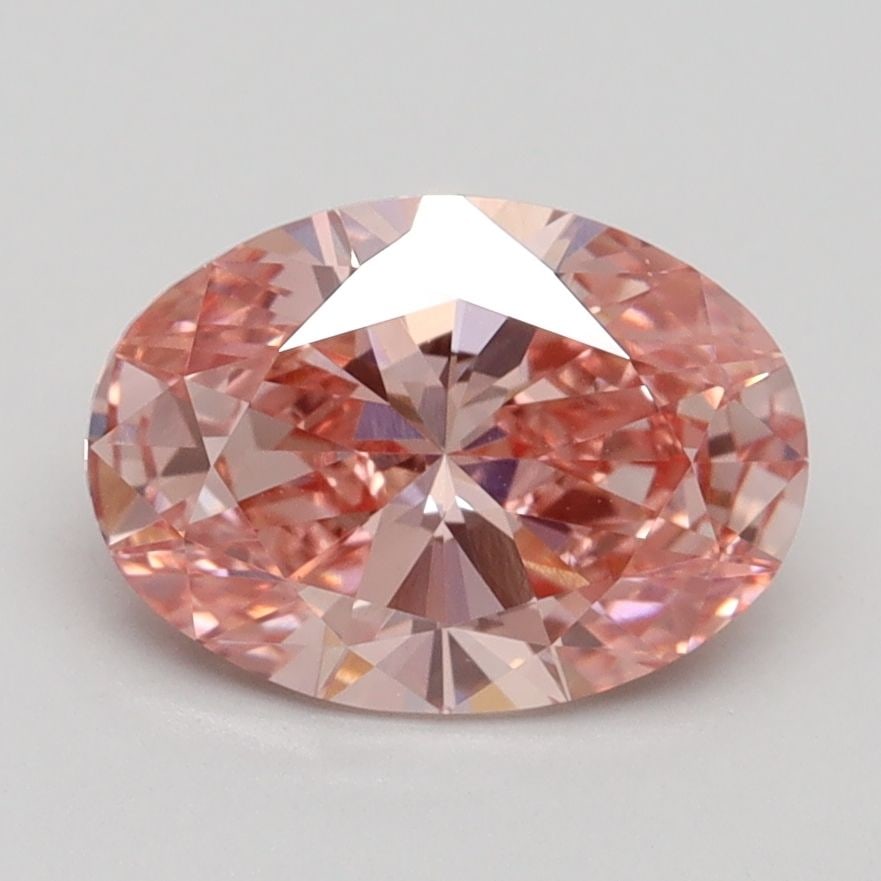Loose Diamond - OVAL 1.8ct Fancy Vivid Pink VS1: Loose Diamond - OVAL 1.8ct Fancy Vivid Pink VS1 Source: This is a real non-mined Diamond that has been grown in a lab Shape: OVAL Carats: 1.8 Color: Fancy Vivid Pink Certification: IGI Video: