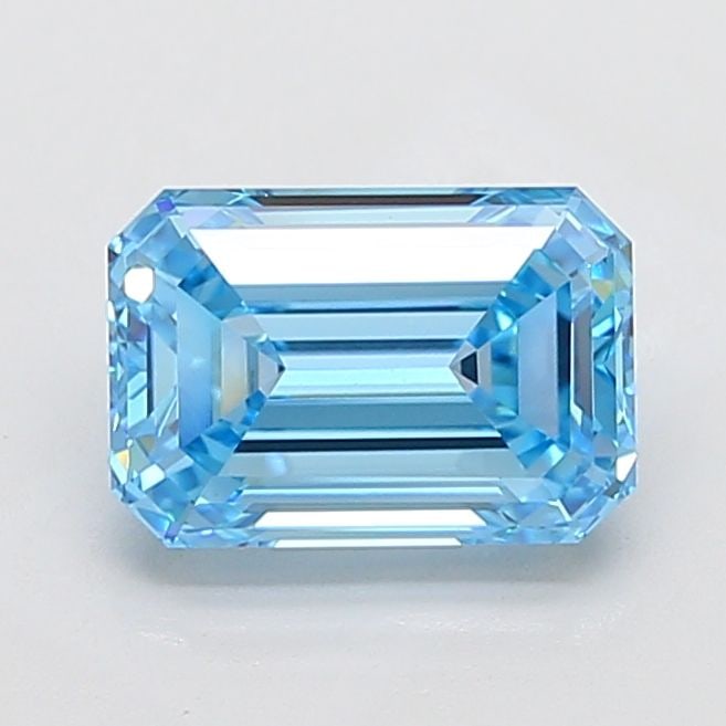 Loose Diamond - EMERALD 3.54ct Fancy Vivid Blue VVS2: Loose Diamond - EMERALD 3.54ct Fancy Vivid Blue VVS2 Source: This is a real non-mined Diamond that has been grown in a lab Shape: EMERALD Carats: 3.54 Color: Fancy Vivid Blue Certification: IGI Video:
