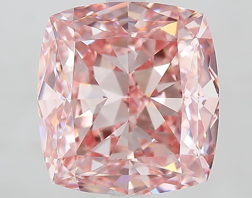 Loose Diamond - CUSHION MODIFIED 5.81ct Fancy Vivid Pink VVS1: Loose Diamond - CUSHION MODIFIED 5.81ct Fancy Vivid Pink VVS1 Source: This is a real non-mined Diamond that has been grown in a lab Shape: CUSHION MODIFIED Carats: 5.81 Color: Fancy Vivid Pink Certifi